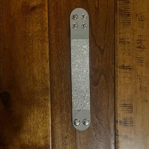 Accessories - Silver Studded Leather Bracelet